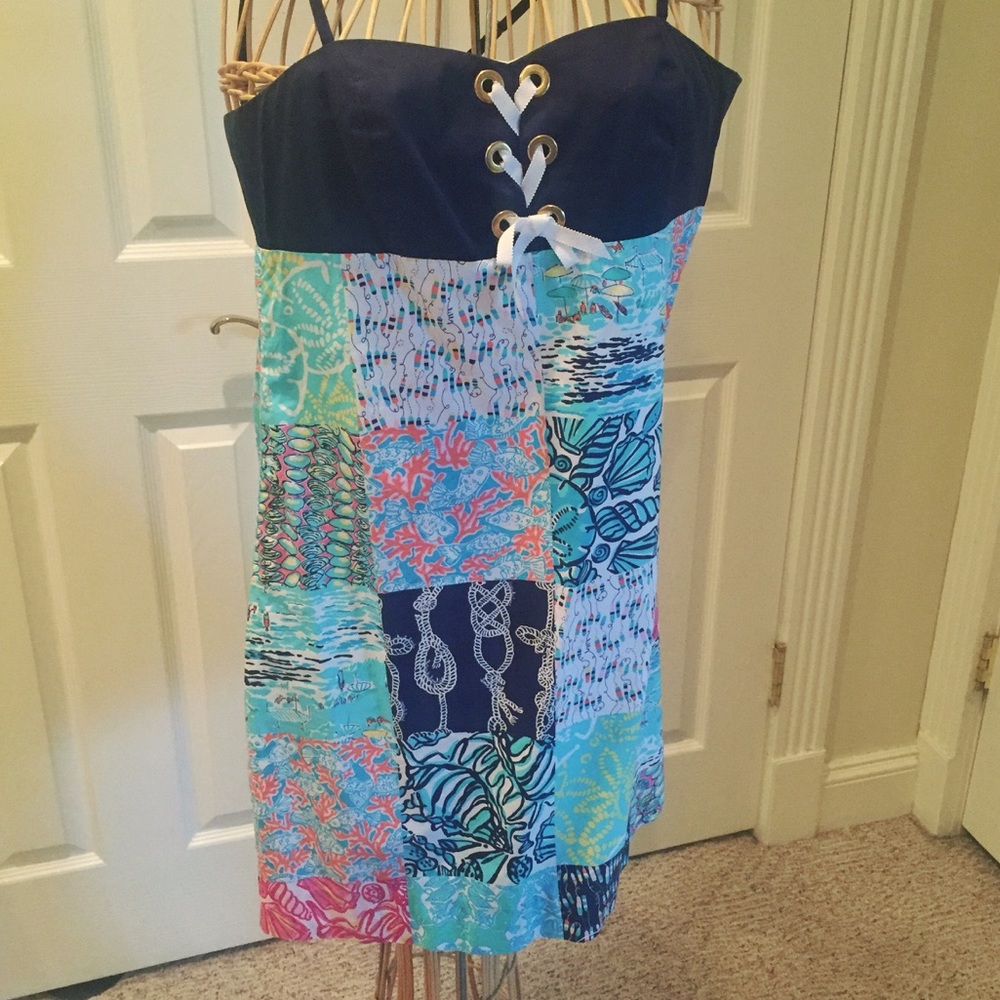 ⚓️💕 Patchwork Lilly Pulitzer nautical dress ⚓️💕